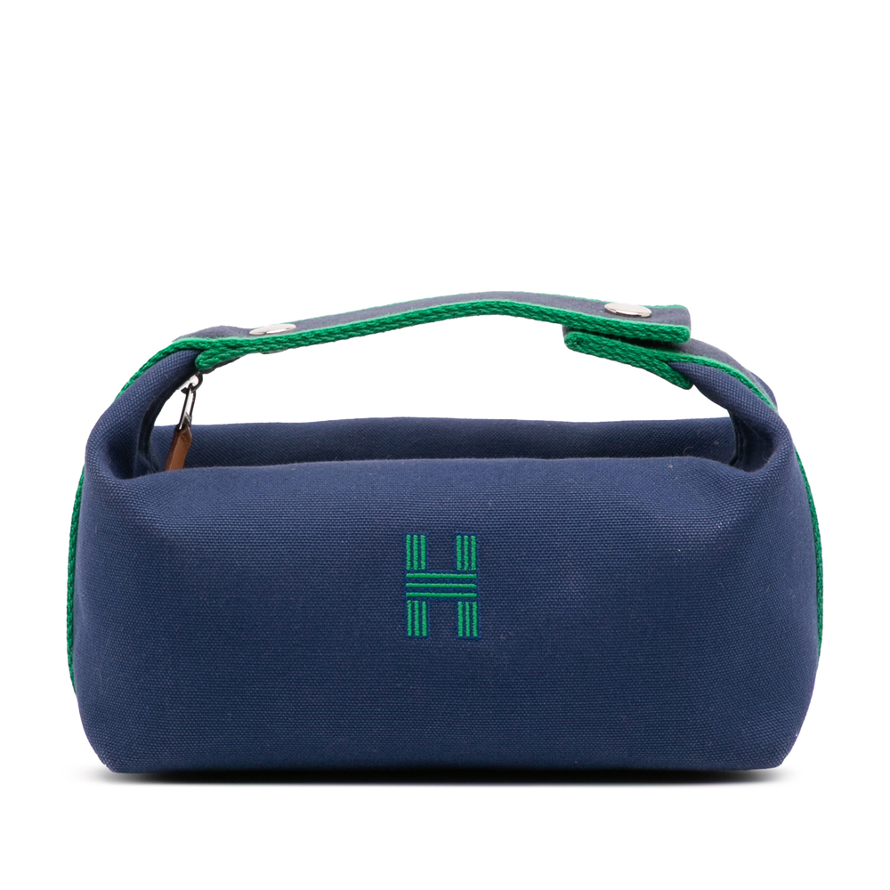 Pre-Loved Hermes Small Toile Bride A Brac Case - Picture 1 of 11